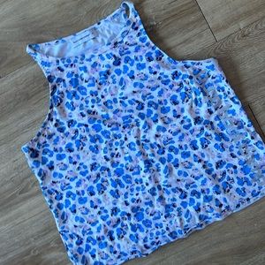 Burn Boot Camp Leopard Tank Size Medium